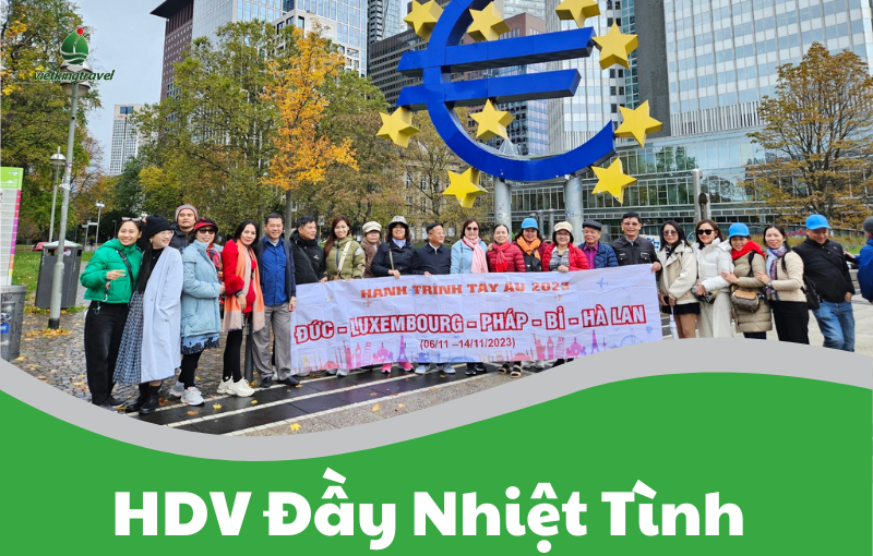 Tour Tây Âu tiết kiệm 2024: Pháp - Luxembourg - Bỉ - Hà Lan - Đức